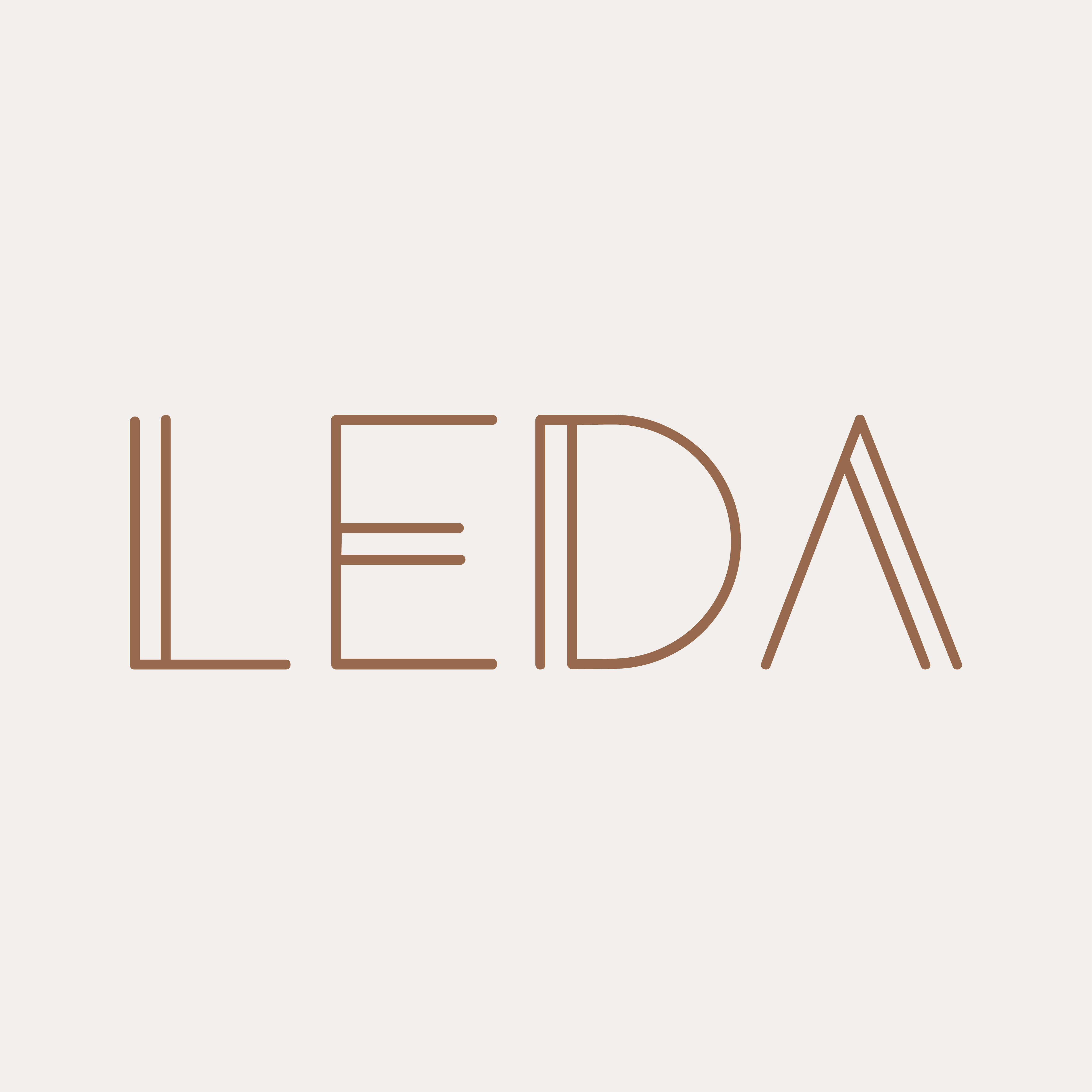 Logo des Modelabels LEDA